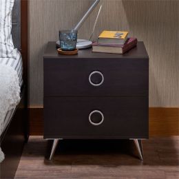 Elms Night Table in Espresso AL