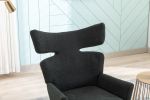 COOLMORE Fish Tail Accent Chair Leisure Single Chair With Golden Feet