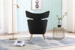 COOLMORE Fish Tail Accent Chair Leisure Single Chair With Golden Feet