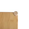 1 Door nightstand; Bamboo Mid Century Modern Nightstand; Bedside Table Accent End Table Side Table for Bedroom; Living Room; Natural