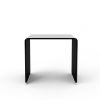 Whole Tempered Glass Coffee Table End Table Side Table for Living Room; bedroom; Black