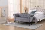 Loveseat Small Sofa Small Mini Room Couch Two-Seater Sofafor Small Space Office Studio Apartment Bedroom; GREY