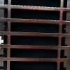 European-style retro with full-length mirror wooden vertical jewelry cabinet