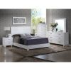Lorimar Nightstand in White &amp; Chrome Leg 22633