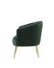 Sigurd Accent Chair; Velvet & Gold 59890