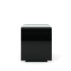 Whole Tempered Glass Coffee Table End Table Side Table for Living Room; bedroom; Black