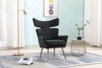 COOLMORE Fish Tail Accent Chair Leisure Single Chair With Golden Feet