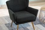 COOLMORE Fish Tail Accent Chair Leisure Single Chair With Golden Feet