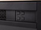 W 23.2&quot;X D 13.4&ldquo; X H 24.4&rdquo; Mirrored mantelpiece with champagne color bezel Built in 1500 function heating