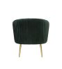 Sigurd Accent Chair; Velvet & Gold 59890