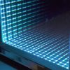 Mirrored Nightstand; LED Nightstand; Smart Bedside Table; Silver End Table (Built-in 142 Dynamic Effects and 18 Music Effects)