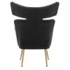 COOLMORE Fish Tail Accent Chair Leisure Single Chair With Golden Feet