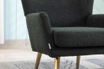 COOLMORE Fish Tail Accent Chair Leisure Single Chair With Golden Feet