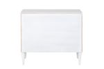 Dubni Accent Table in White &amp; Black Finish AC00394