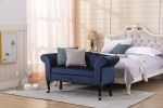 Loveseat Small Sofa Small Mini Room Couch Two-Seater Sofafor Small Space Office Studio Apartment Bedroom; DARK BLUE