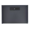 Nightstand with 2 Drawers; USB Charging Ports; Wireless Charging and Remote Control LED Light-Dark Gray