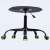 Zen Zone Velvet Leisure office chair; suitable for study and office; can adjust the height; can rotate 360 degrees; with pulley; Off-White