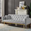 Convertible Folding Futon Sofa Bed ; Sleeper Sofa Couch for Compact Living Space.