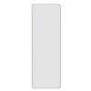 Full-Length Mirror 63"x20";  Round Corner Aluminum Alloy Frame Floor Full Body Large Mirror;  Stand or Leaning Against Wall for Living Room or Bedroom