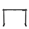 Electric Stand up Desk Frame, Dual Motor Load  Ergonomic Electric Standing Desk Frame 3-Stage Height Adjustable with Memory Controller - Frame Only