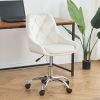 Modern velvet fabric living room furniture dining chair, soft and comfortable, lift adjustment, free movement convenient, save space.(set of 1)