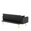 Convertible Folding Futon Sofa Bed ; Sleeper Sofa Couch for Compact Living Space.