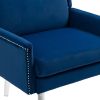 COOLMORE Accent Chair ; Living Room Chair / leisure single sofa with acrylic feet