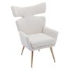 COOLMORE Accent Chair ; leisure single chair with Golden feet