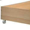 Queen Size Storage Bed Velvet Upholstered Platform Bed with a Big Drawer
