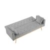 Convertible Folding Futon Sofa Bed ; Sleeper Sofa Couch for Compact Living Space.
