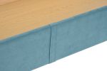 Queen Size Storage Bed Velvet Upholstered Platform Bed with a Big Drawer