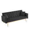 Convertible Folding Futon Sofa Bed ; Sleeper Sofa Couch for Compact Living Space.