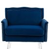 COOLMORE Accent Chair ; Living Room Chair / leisure single sofa with acrylic feet